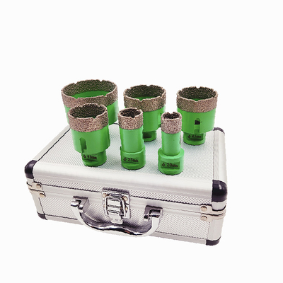 Diamond M14 Hole Drill Set stone marble Core Bit vacumm brazing for ceramic