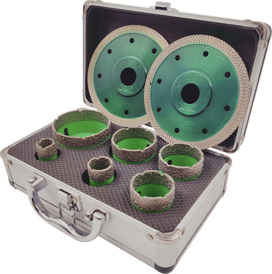 Diamond M14 Hole Drill Set stone marble Core Bit vacumm brazing for ceramic