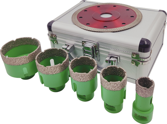 Diamond M14 Hole Drill Set stone marble Core Bit vacumm brazing for ceramic