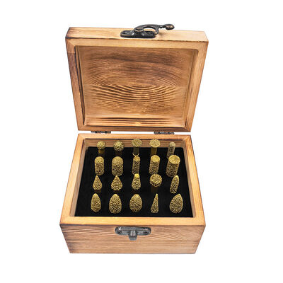 6mm grinding head 20pcs set diamond vaccum brazed hand tool parts