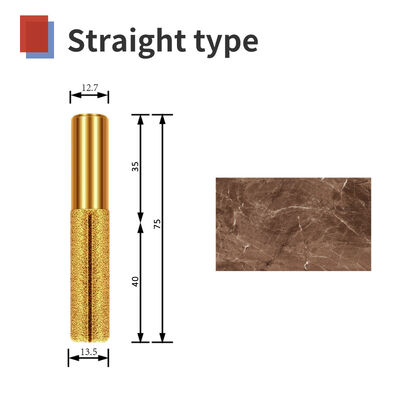 Diamond grinding head 12.7mm straight type Stone Marble Router Bit angle grinder